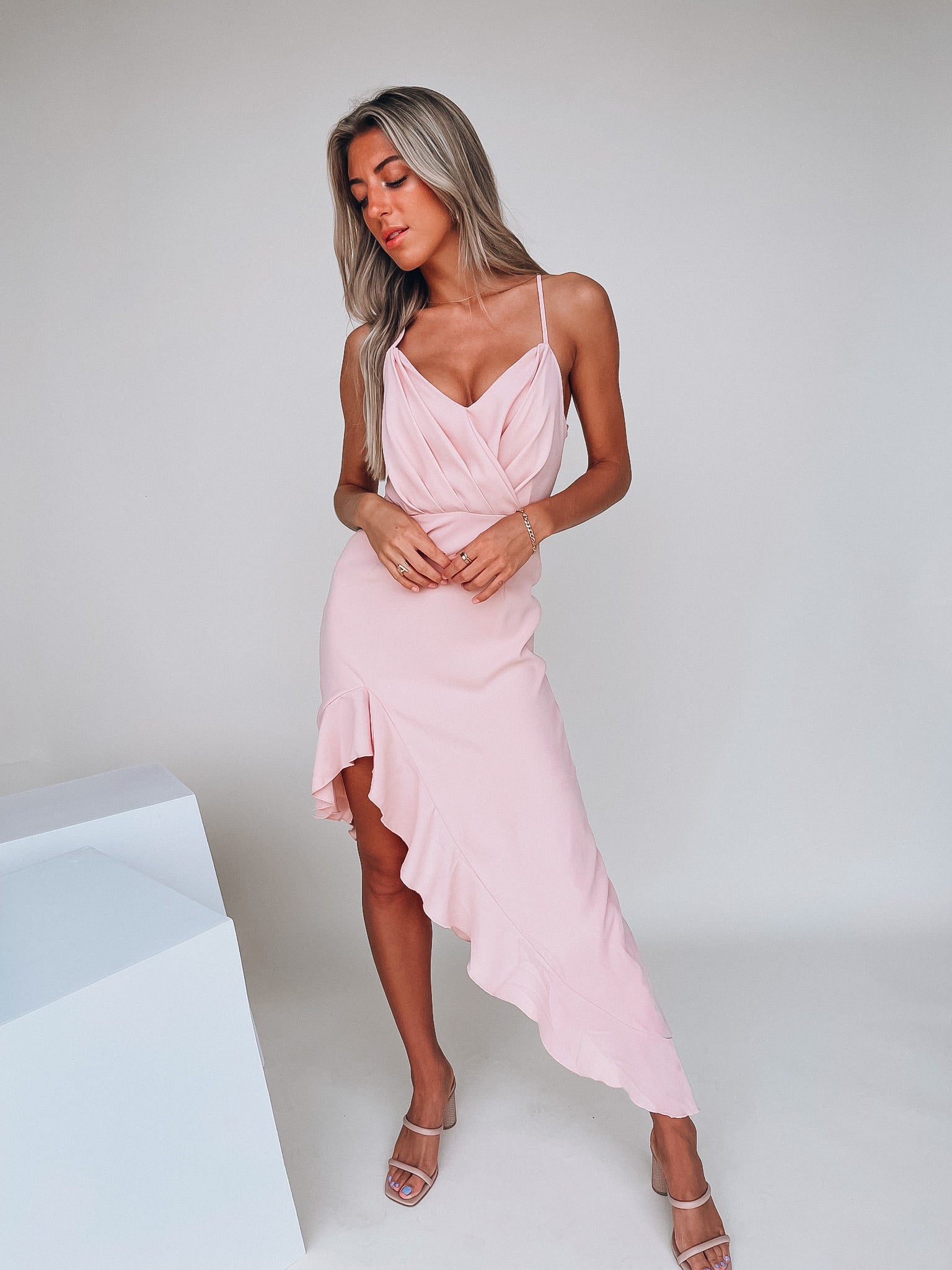 SALE: Blushing Midi Dress