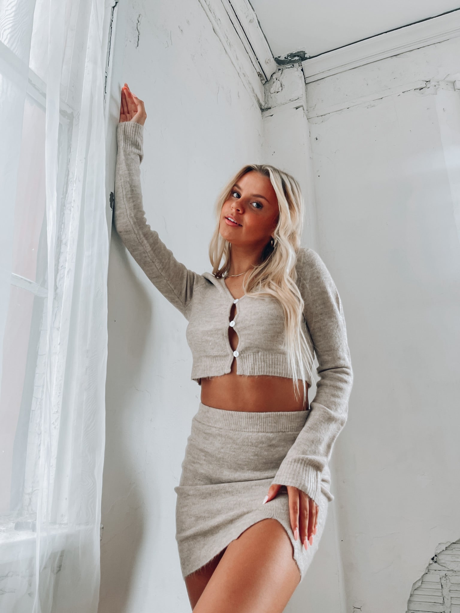 Ellery Knit Skirt Set