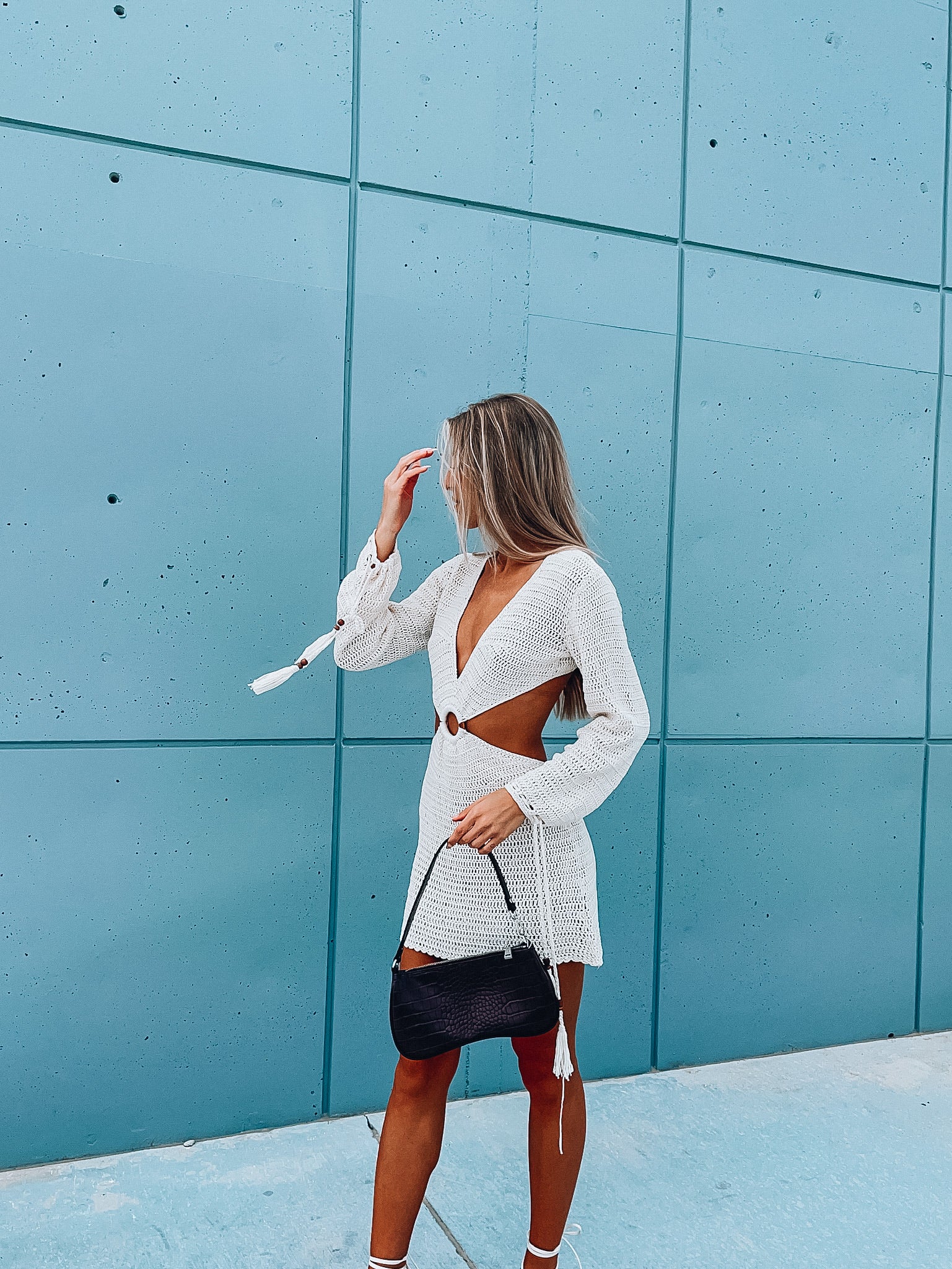 Auberee Knit Cut Out Dress