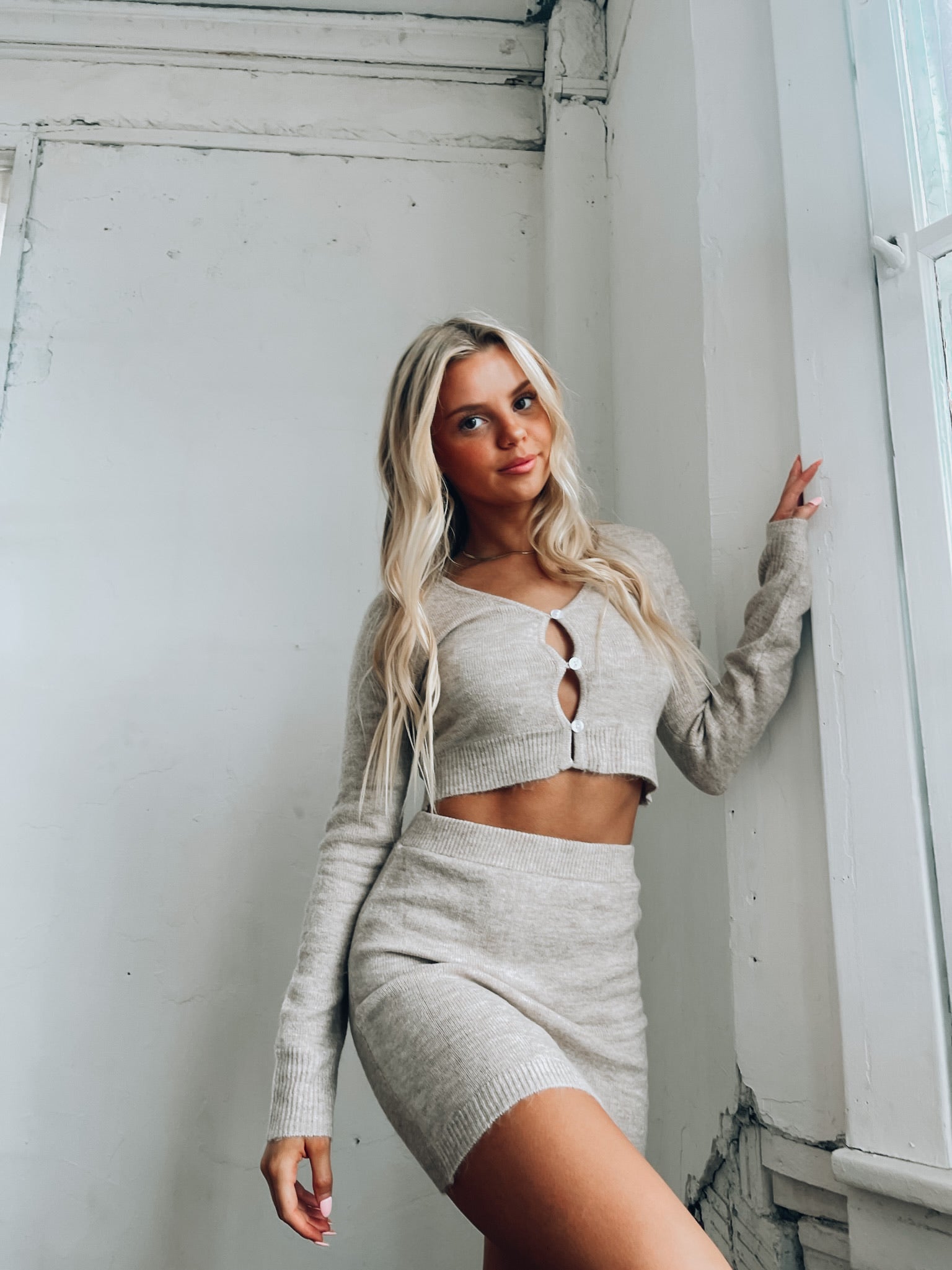 Ellery Knit Skirt Set