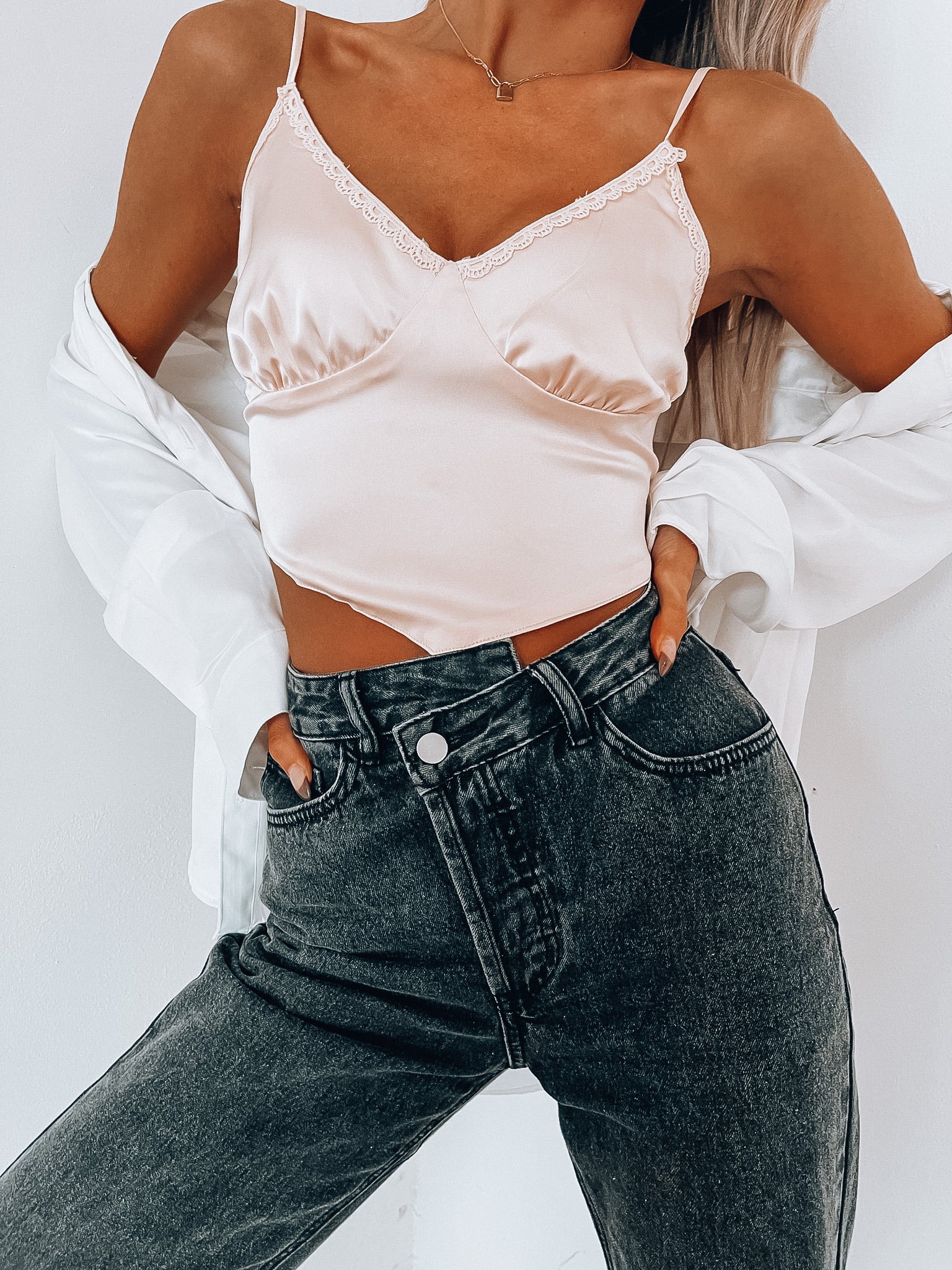 Jules Lace Bandana Top