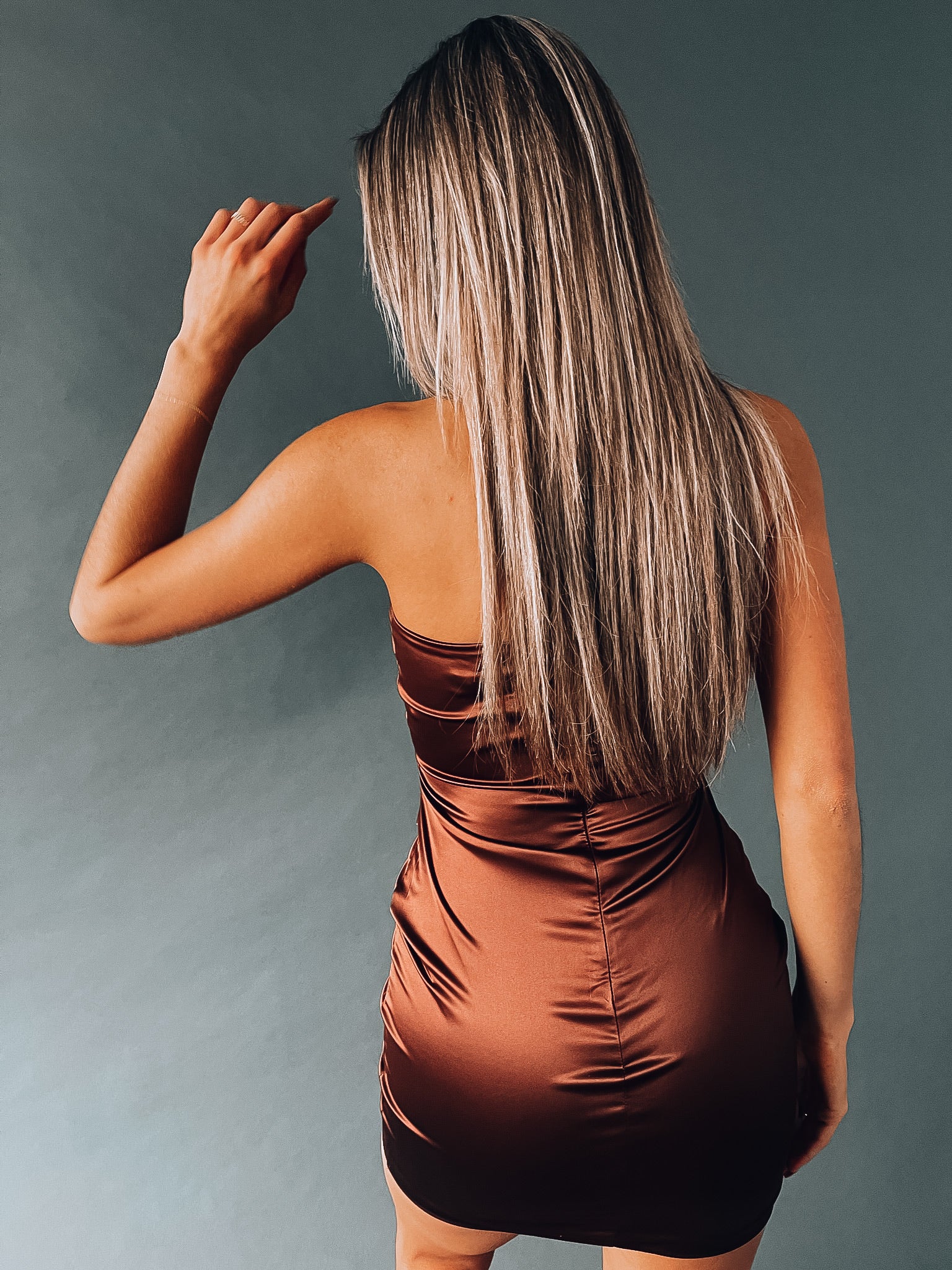 Asha Satin Mini Dress