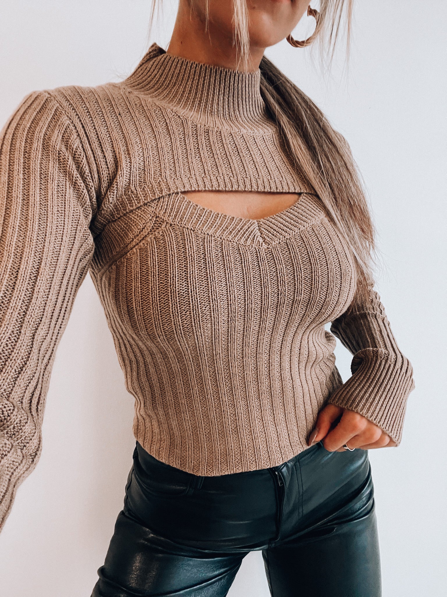 Caramel Sweater Set