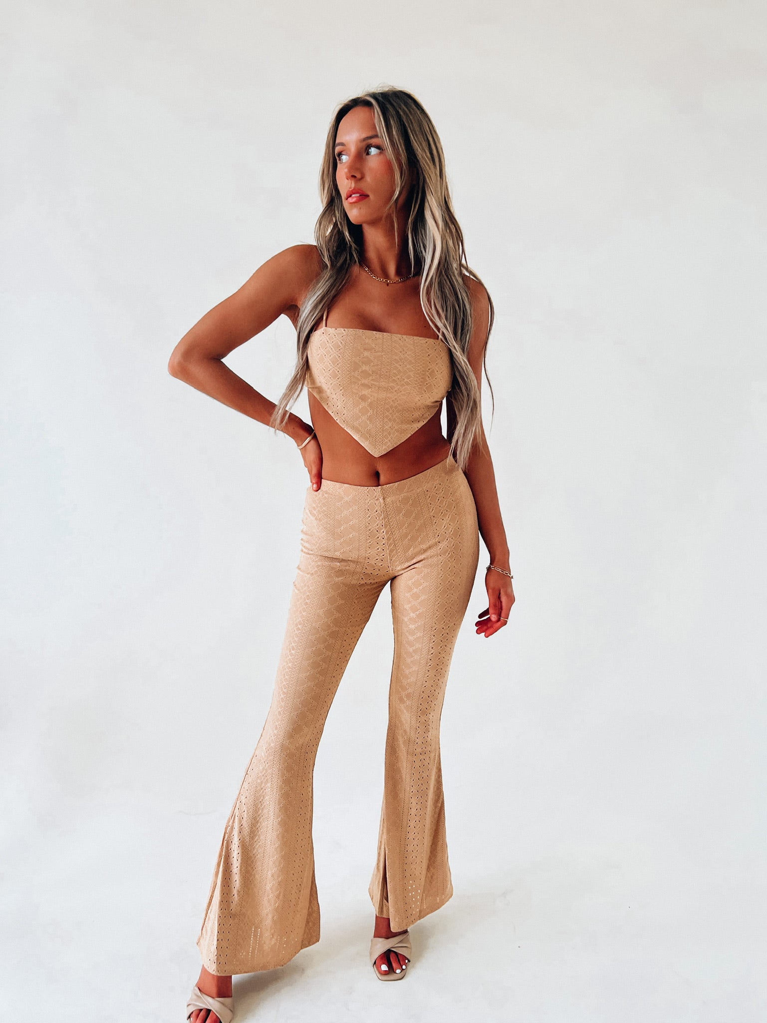 Willa Eyelet Pant Set