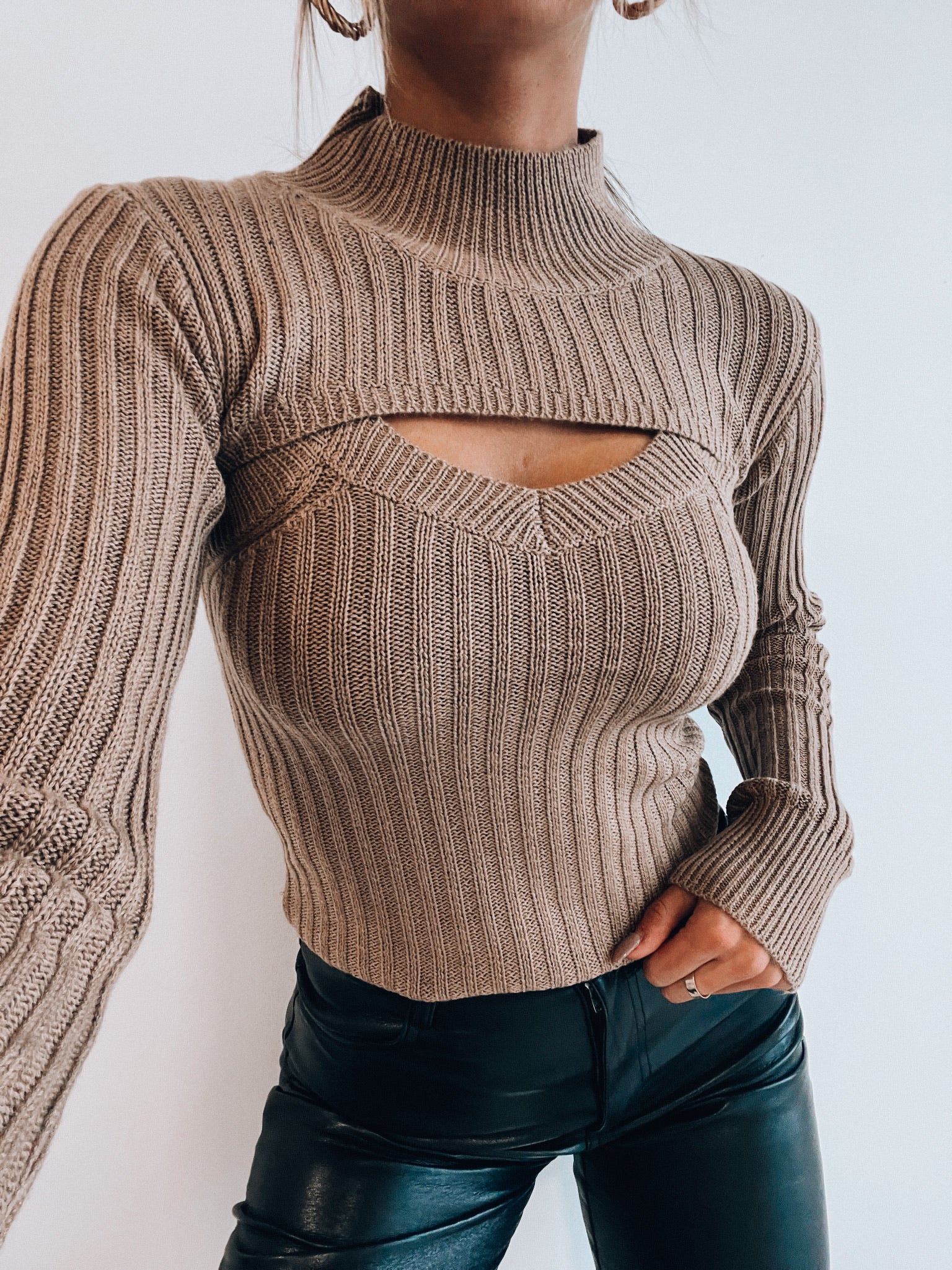 Caramel Sweater Set